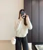 Ropa Zhengqite/Suéter de Forro Polar Manga Larga Cárdigan de Punto de Lana Chaqueta Capa Base para Otoño e Invierno