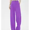 Nuevos Pantalones de Traje Rectos para Mujer Primavera y Otoño Cintura Alta Caída Sueltos Pierna Ancha Estilo Elegante para el Trabajo