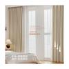 Cortinas Blackout Altas para Quarto Novo Modelo 2026 Chenille Dupla Face Toque de Luxo Estilo Creme para Sala de Estar Varanda Cortinas Shaoxing