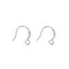 Nuevo gancho para la oreja de acero inoxidable en forma de gota, línea suave, gancho con signo de interrogación, pendientes en forma de U, estilo coreano, gancho para la oreja simple, accesorios de joyería DIY