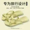 Chinelos de viagem dobráveis para mulheres, chinelos portáteis antiderrapantes para viagens, viagens de negócios e hotéis, chinelos macios descartáveis para homens, atacado