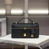 Bolsa de Mão de Couro com Padrão de Avestruz Bolsa Transversal Feminina Nova para Outono e Inverno Bolsa de Maquiagem Tendência da Moda Bolsa Transversal de Ombro Único
