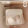 Bolsa de almacenamiento para ropa interior, organizador de malla colgante para armarios de dormitorios, para guardar calcetines y ropa interior, una bolsa de almacenamiento colgante tres en uno