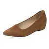 Novos sapatos Mary Jane de salto grosso com aumento interno na altura e bico fino, versáteis, para mulheres, mocassins de couro macio, sapatos profissionais, casuais, muitos
