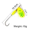 Isca Spinner Giratória Ftk com Anzol Único Lâmina de Ferro Spinnerbait para Pesca de Robalo e Lucio