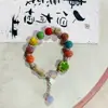 Fabricantes suministro pulsera de cachorros de cerámica diseño de nicho pulsera nuevo chino lindo cachorros huesos cuentas juguetonas