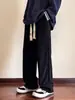 Calça masculina, nova coleção primavera/outono/inverno 2026, calça reta solta da moda estilo americano, calça casual confortável e versátil para homens