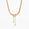 Accesorios sin Color para Mujer Cadena de Clavícula Pequeña Mariposa Acero de Titanio Collar Simple Elegante Suministro en Vivo de Celebridad de Internet