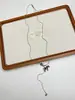 Colar Pingente de Pônei de Metal Outono e Inverno Design de Nicho Corrente Longa para Suéter Puxável Acessórios Simples da Moda