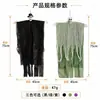 Decoração de Fantasma Caveira Pendurada Tricolor Transfronteiriça de Halloween 75cm, Fantasma Pendurado com Cartola, Decoração de Casa Assombrada, Decoração de Atmosfera de Terror