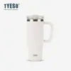 Tyeso Grande Capacidade 40oz Alça Copo de Carro Aço Inoxidável Copo Térmico Amazon Transfronteiriço Copo de Gelo para Carro
