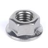 Tuerca de brida DIN6923 acero inoxidable 304 tuerca hexagonal dentada con tuerca de arandela brida hembra M4M6M8M10