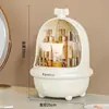 Caja de Almacenamiento de Cosméticos de Lujo Ligero para Celebridades de Internet Caja de Almacenamiento de Escritorio a Prueba de Polvo Caja para Lápices de Labios de Tocador Estante de Almacenamiento para Brochas de Productos de Cuidado de la Piel
