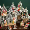 Pacote com 20 Decorações de Árvore de Natal para Cachorro Decoração de Natal de Madeira Presente Engraçado para Casal Decoração de Feriado Pendente