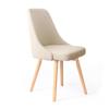Silla Individual de Madera Maciza Estilo Nórdico Respaldo Silla de Comedor Ins Taburete de Maquillaje de Celebridad Cibernética Silla de Escritorio para Computadora Hogar Simple