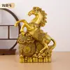 Bolsa de Dinheiro de Latão Cavalo, Tigela de Tesouro Cavalo, Ornamento de Cavalo do Ano em Latão, Decoração de Entrada de Escritório Casa