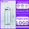 Latas personalizadas descartáveis de plástico transparente com tampa embalagem comercial chá de ervas água com gás rede vermelha para viagem latas de plástico