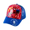 Chapéu infantil de menino do Homem-Aranha primavera e outono verão proteção solar tela boné de beisebol proteção solar Estudante Jovem boné aba