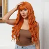 Para comercio exterior peluca europea y americana fiesta moda nueva natural esponjosa femenina larga rizada peluca fábrica venta al por mayor