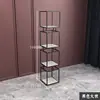 Estante de Flores para Piso Nórdico Transfronterizo Sala de Estar Mármol de Imitación Estante de Almacenamiento de Múltiples Capas Marco de Metal Hotel Baño Estante de Almacenamiento