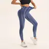 Pantalones de Yoga Tie-Dye Aurora Personalizados para Mujer, de Cintura Alta, Control de Abdomen, Glúteo de Melocotón, Pantalones Deportivos para Fitness, Running, Suministro Transfronterizo