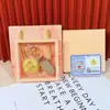 Oro Puro 999 Gama Alta Exquisito Regalo Día de San Valentín Chino 520 Paz y Alegría Princesa Por Favor Haz Galletas de la Fortuna para que Otros las Regalen Venta al por Mayor
