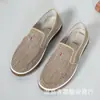 Sapatos de Tecido com Elástico, Estilo Novo 2025, Sapatos Baixos, Casuais, Confortáveis e Práticos para Homem
