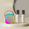 Alto-falante Bluetooth K12 Direto da Fábrica Microfone Sem Fio Portátil Casa Crianças K Song Tudo-em-Um Alto-falante KTV