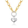 Amazon Luna Dorada Estrella León Ojo Maligno Colgante Collar Cadena de Clip Europea y Americana Medalla Regalo de Cumpleaños