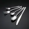 Cuchillo de Mesa Principal de Acero Inoxidable Baishida Gráficos de Nudo de Diamante 201 Cuchara de Mesa Tenedor de Mesa Cucharilla de Té Tenedor de Té Cucharita de Café Cuchara de Postre