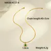 Collar con Colgante de Circonita Multicolor de Lujo Ligero Transfronterizo Cadena para Clavícula de Acero Inoxidable Minimalista de Nicho Accesorio para el Cuello Chapado en Oro de 18 Quilates