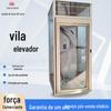 Elevador Residencial Villa Sótão Dois ou Três Quatro Andares Poço Pequeno Sem Fundo Elevador Hidráulico Elevador Panorâmico Interno e Externo