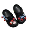 Adecuado para Zuecos Infantiles, Dijes para Zapatos, Decoración de Accesorios con Lazo de Gato Lindo y Juguetón de Dibujos Animados