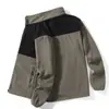 Sudadera tipo cárdigan Chaqueta para Hombre Otoño Peso Pesado Marca de Tendencia Holgada Casual Polar Americano Hombre Primavera y Otoño Cuello Alto Top