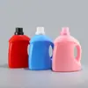 Fabricante de Garrafa Vazia de Detergente para Roupas Personaliza Garrafa Espessa de Detergente para Roupas Pó Branco Azul Vermelho Plástico Garrafa de Embalagem de Detergente para Roupas Sob Demanda