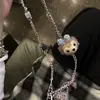 Lindo Dibujo Animado Lazo Muñeca KT Peluche Adornos Colgantes Correa Universal para Teléfono Móvil Llavero de Cámara Cadena Colgante Colgante Lindo