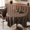 Mantel Francés Retro Impermeable y a Prueba de Aceite Sin Lavado Nuevo 2025 Lujo Accesible Mantel de Gama Alta Protector de Mesa de Café
