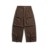 Planetmusic Diseño Retro Pantalones de Trabajo de Pierna Ancha para Hombre Jeans Casuales Rectos Holgados 0426