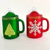 Decoraciones Navideñas Transfronterizas Colgantes de Bolas de Navidad de Plástico Colgantes de Decoración Navideña Bolas de Navidad con Forma Especial