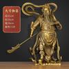Estátua de Buda Bodhisattva Protetor Weituo de Cobre Fuyoulin para Adoração e Decoração Doméstica