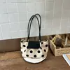 Bolso de Lunares para Mujer 2026 Nuevo Verano Moda Casual Uso Diario Versátil Bolso de Hombro Salida Bolso de Axila