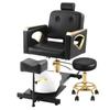 Silla de Peluquería, Silla para Pediluvio, Silla Nueva para Pedicura, Silla con Elevación y Rotación para Masaje de Pies, Sofá Multifuncional para Pediluvio, Silla para Lavado de Pies