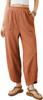 Ropa de mujer de comercio exterior europeo y americano transfronterizo 2025 Amazon TK nuevos pantalones casuales con bolsillo y cintura elástica pantalones rectos para mujer
