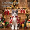 Capa nueva para mascotas de Amazon Navidad transformación creativa de fábrica ropa divertida para gatos de vacaciones venta al por mayor de fábrica