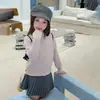 Cardigã de tricô indispensável para meninas no outono! Casaco suéter vintage de tricô trançado com corte regular