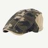 Gorra de Costura Camuflaje Vintage 2024 Nueva Gorra Octogonal Americana para Mujer Gorra de Periódico para Niños Gorra de Pico de Pato Adelante Verano