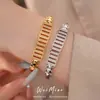 ¡Montura densa de diamantes! Pulsera con cierre rectangular hueco de circonita, estilo de lujo ligero francés, joyería de diseño nicho