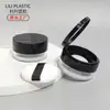 Em Estoque Caixa de Pó Solto com Rede Elástica 20g com Esponja, Caixa Vazia de Refil de Pó Solto com Tampa Flip-Top, Caixa Vazia de Maquiagem Cosmética