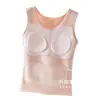 Venta Directa de Fábrica Chaleco Térmico Sin Costuras para Niñas Otoño e Invierno Compañero de Uniforme Escolar Delgado Elástico Capa Base Ropa Interior Térmica con Felpa