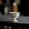 Miyuan Taza de Maestro de Pie Imitación Dinastía Song Estilo Japonés Esmalte de Ceniza Taza de Té Taza de Cata Cerámica Taza Individual Kung Fu Taza de Maestro